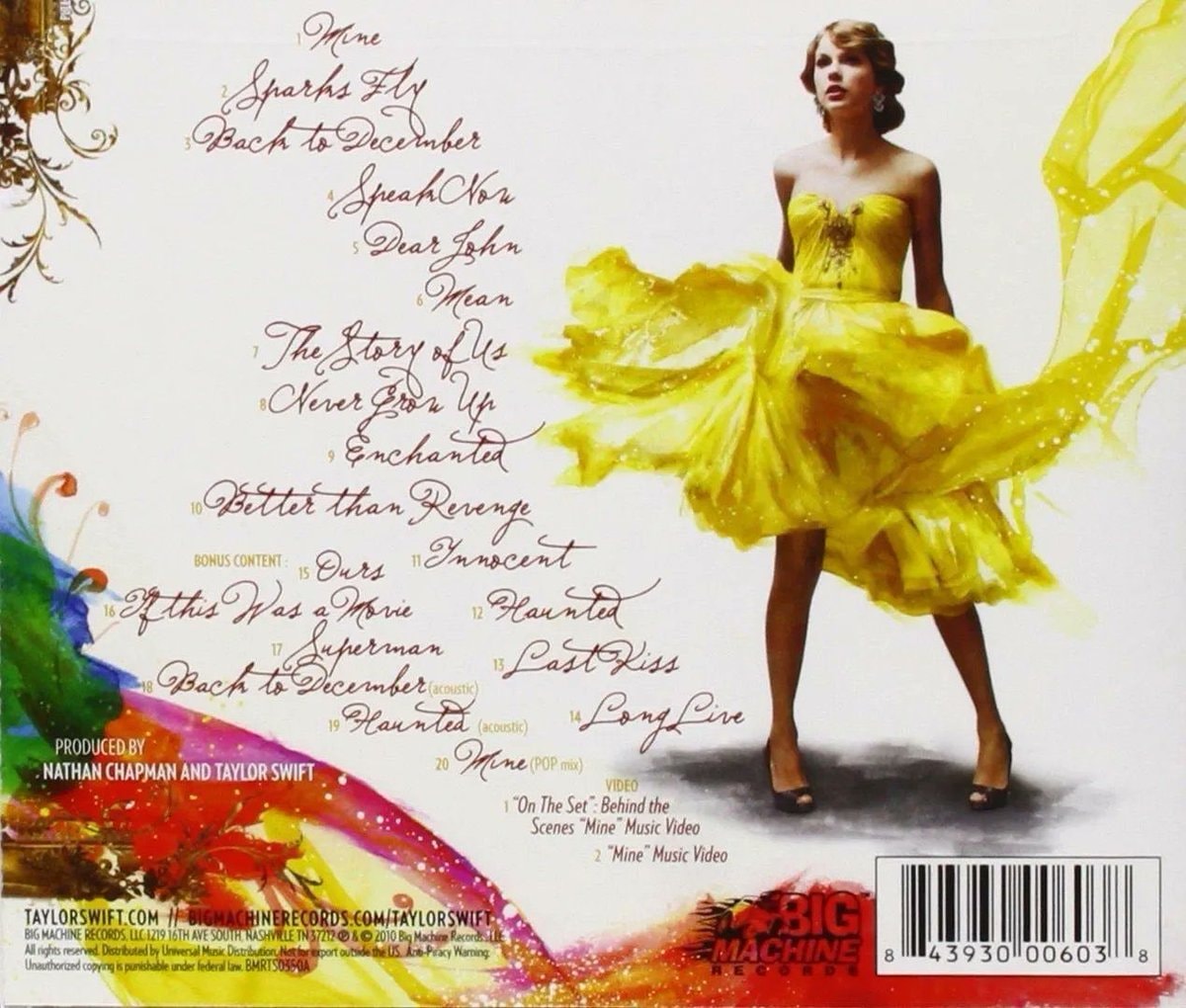 Taylor Swift Speak Now 16th anniversary (photo 2 of 2)
