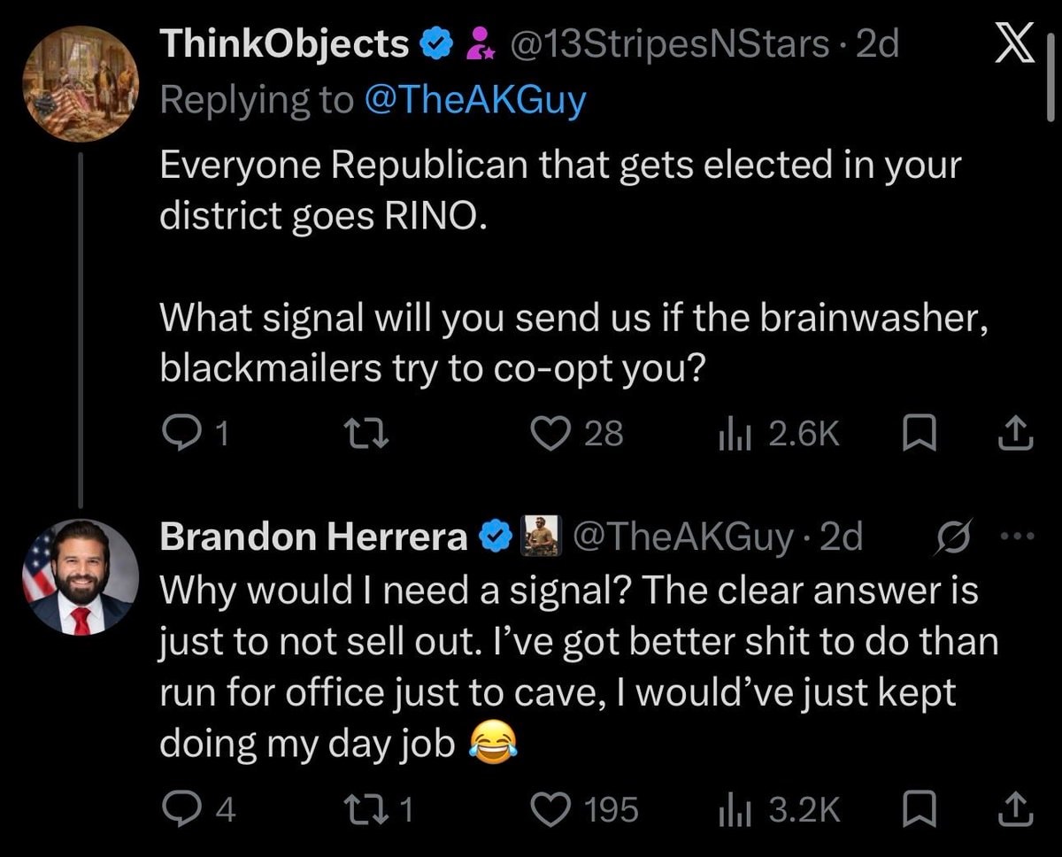 Brandon Herrera AMA SAVE ACT Flock cameras RINO