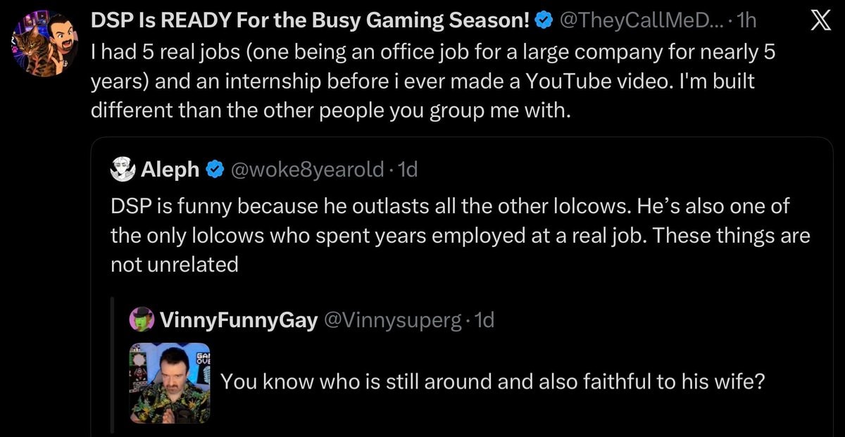 DSPGaming on OG YouTubers