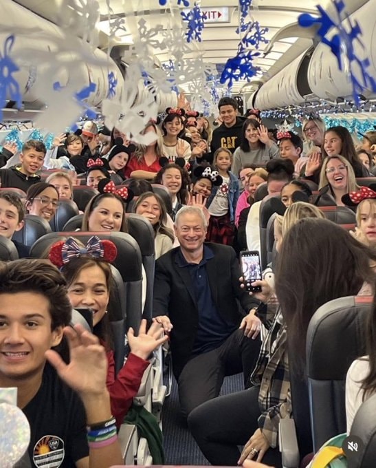 Gary Sinise Disneyland trip