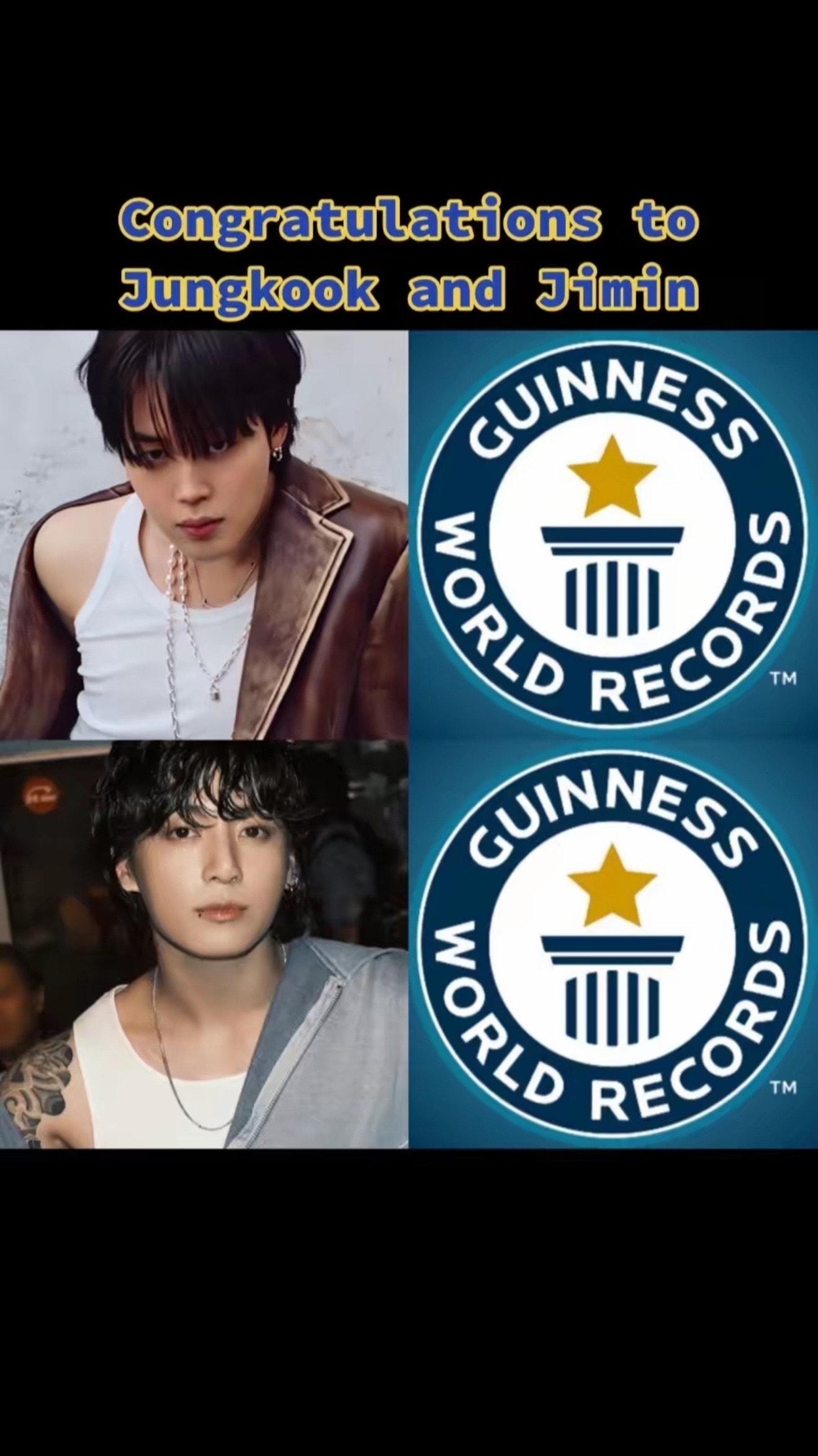 Jungkook and Jimin Guinness World Records (photo 1 of 3)