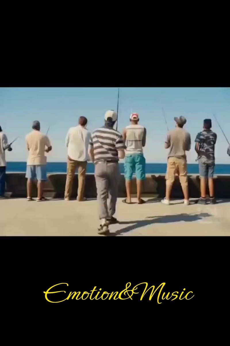fishing pier men ocean view