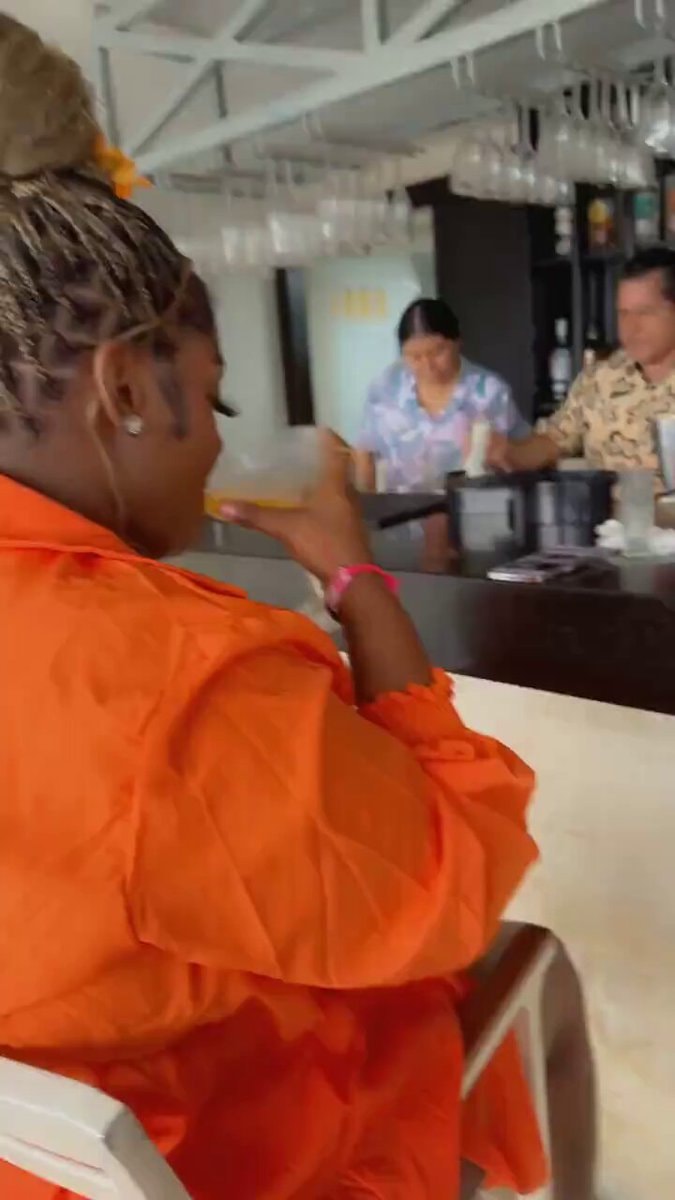 Woman needing a drinking break