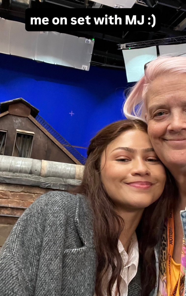 Zendaya mom Spider-Man Brand New Day set