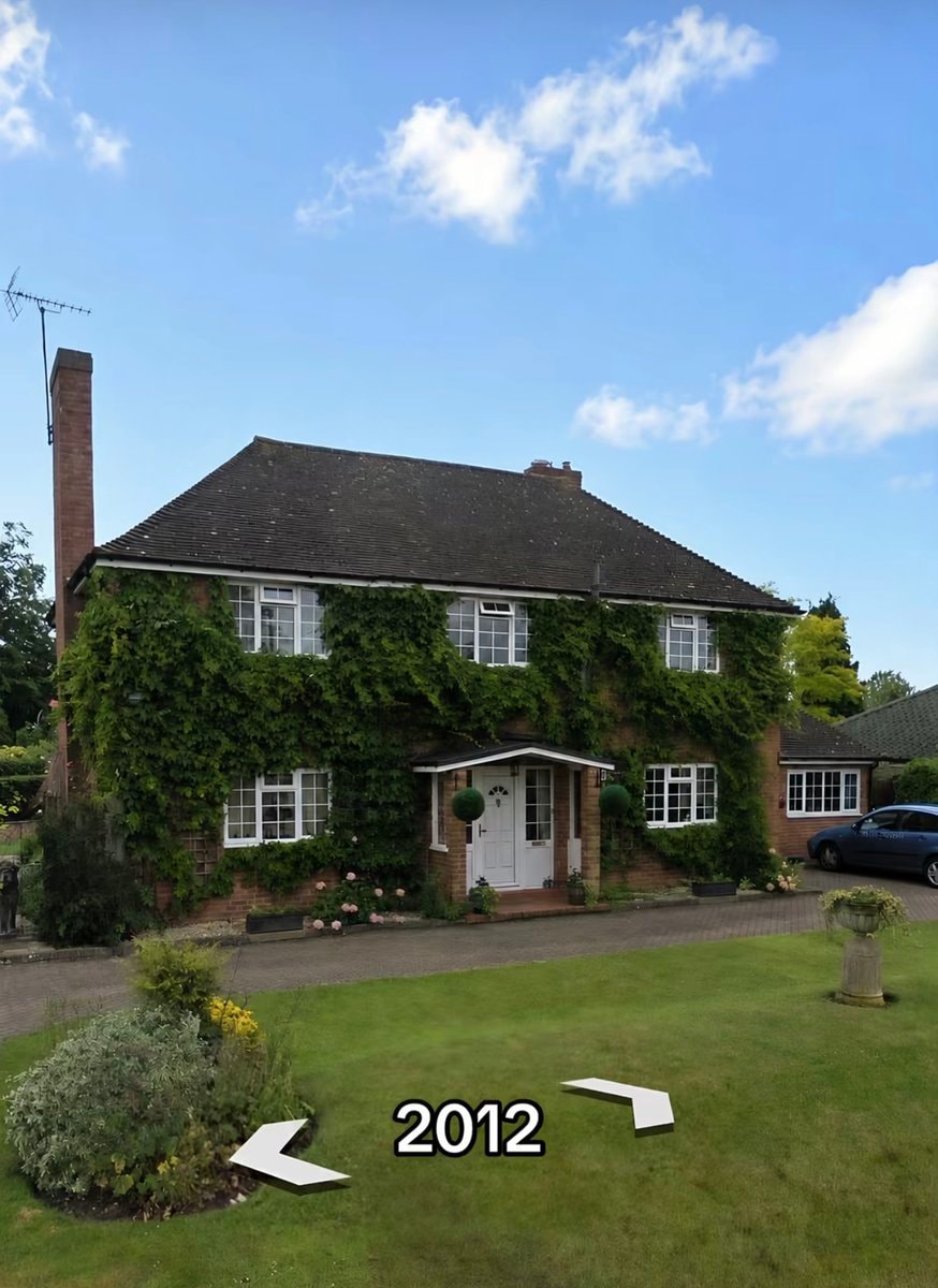 Ivy covered house design