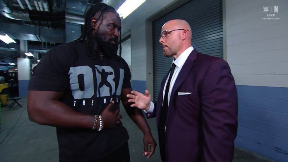 Oba Femi Brock Lesnar Hell in a Cell Oba Femi Brock Lesnar Hell in a Cell