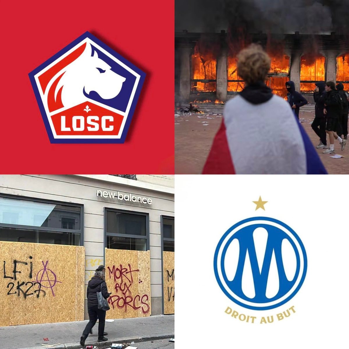 Marseille and Lille club stores looted in France riots