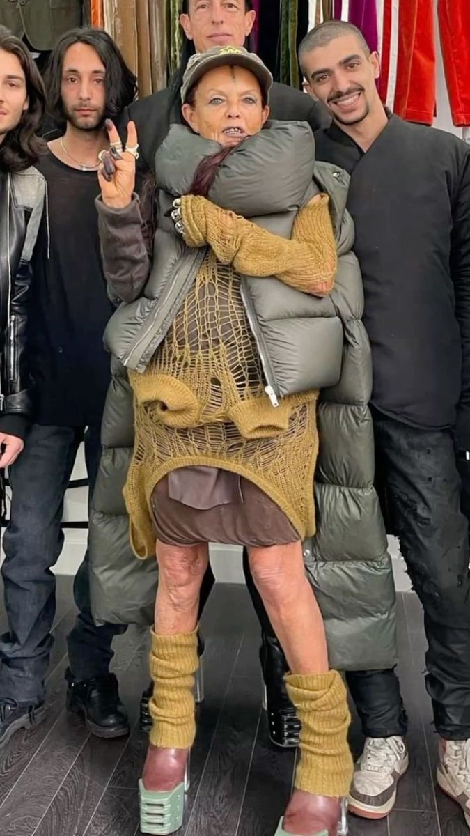 Rick Owens muse dark fashion