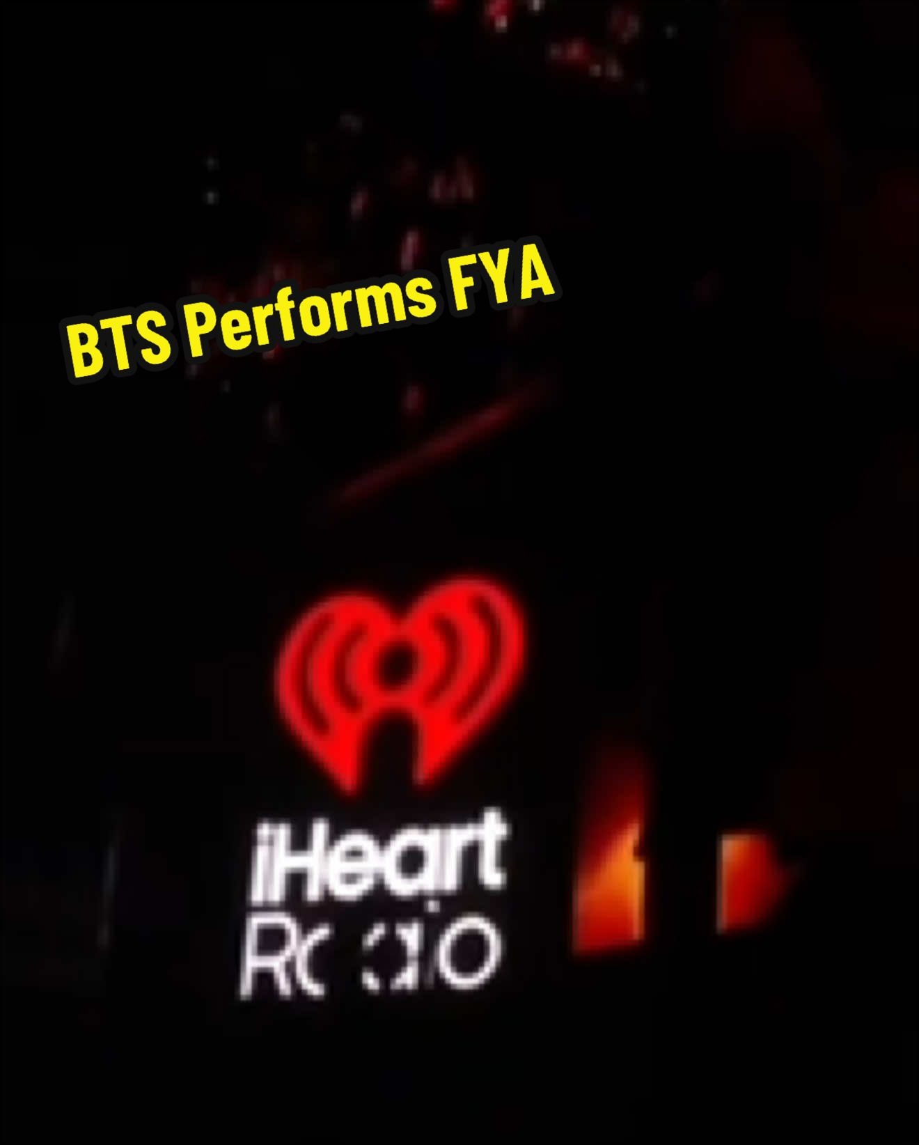 BTS performs FYA at iHeartRadio