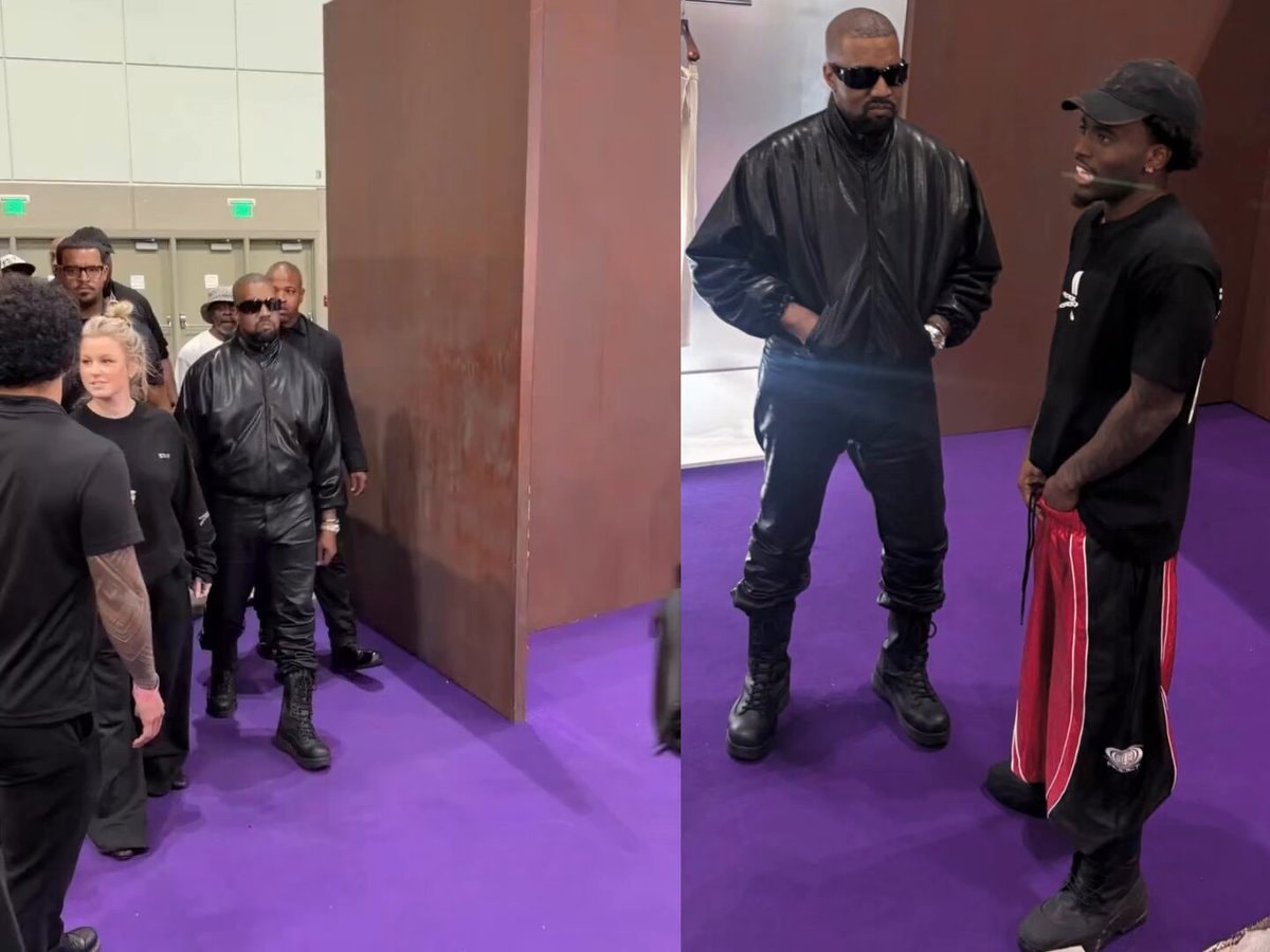 Kanye and Kai Cenat at ComplexCon
