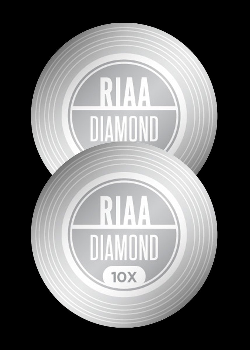 Drake God's Plan double diamond RIAA (photo 2 of 2)