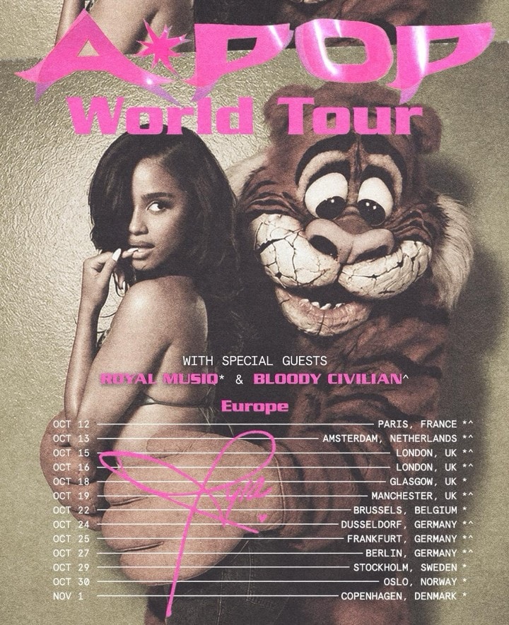 Tyla A*Pop World Tour