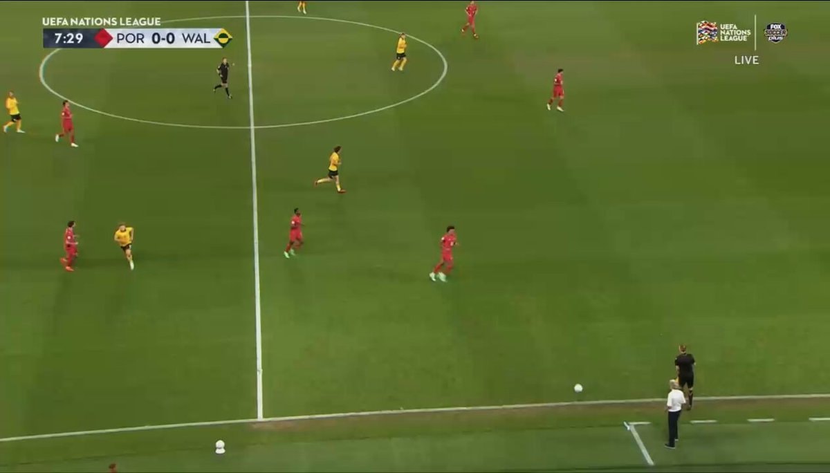 Jorge Jesus reacts to Vitinha back pass