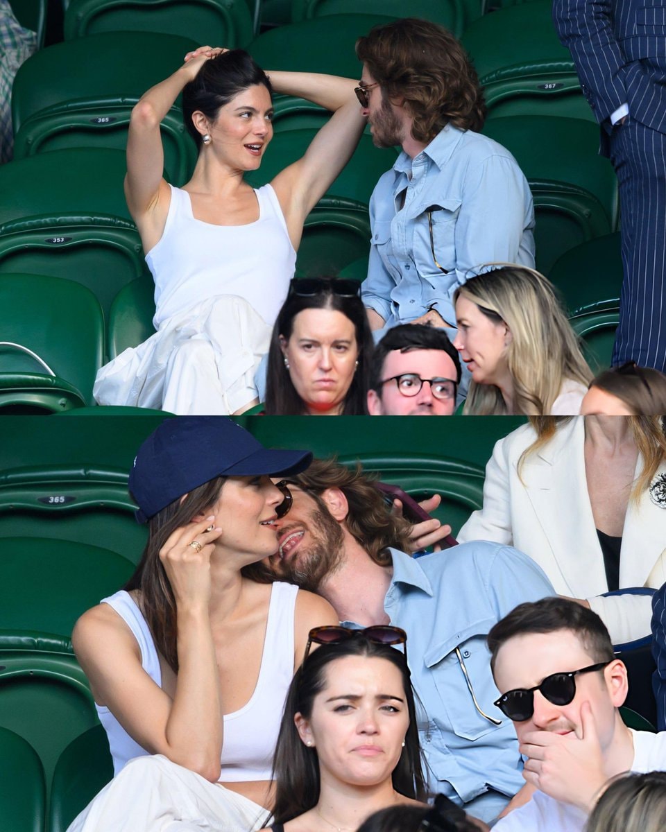 Monica Barbaro Andrew Garfield Wimbledon 2026