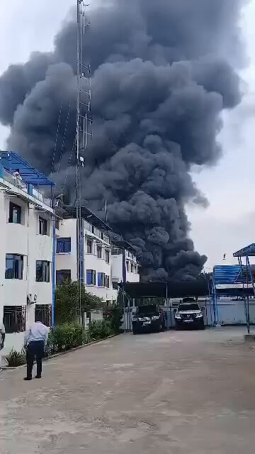 Oxfam office fire in Bujumbura