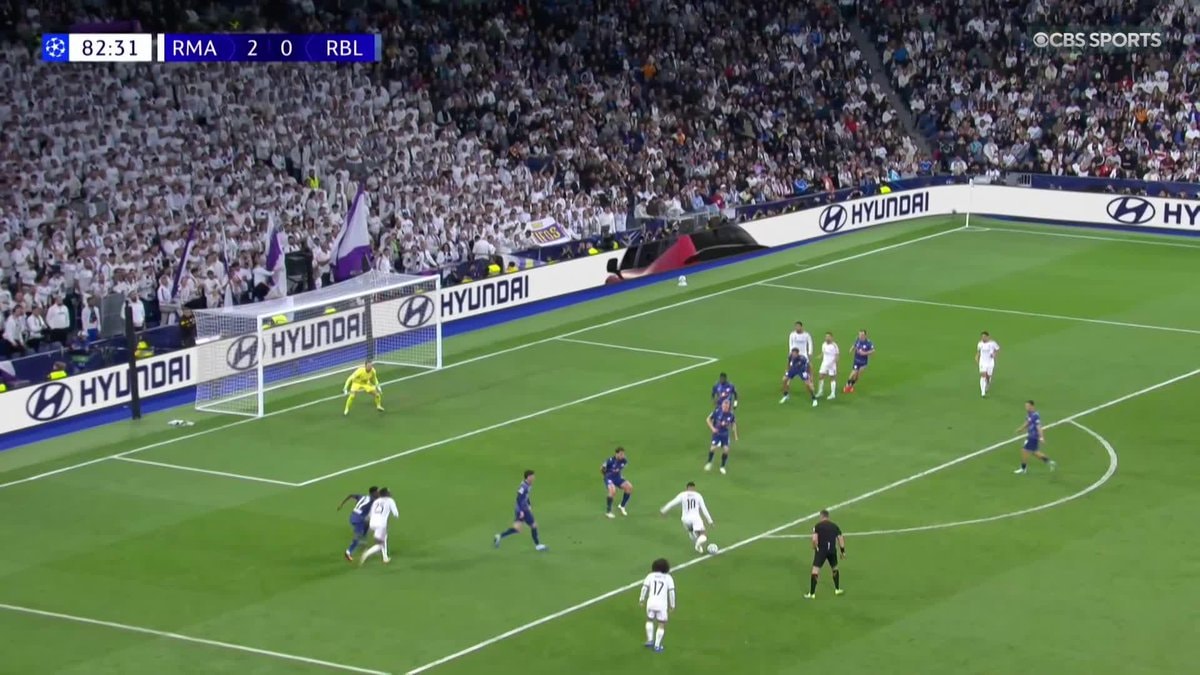 Kylian Mbappe third goal Real Madrid