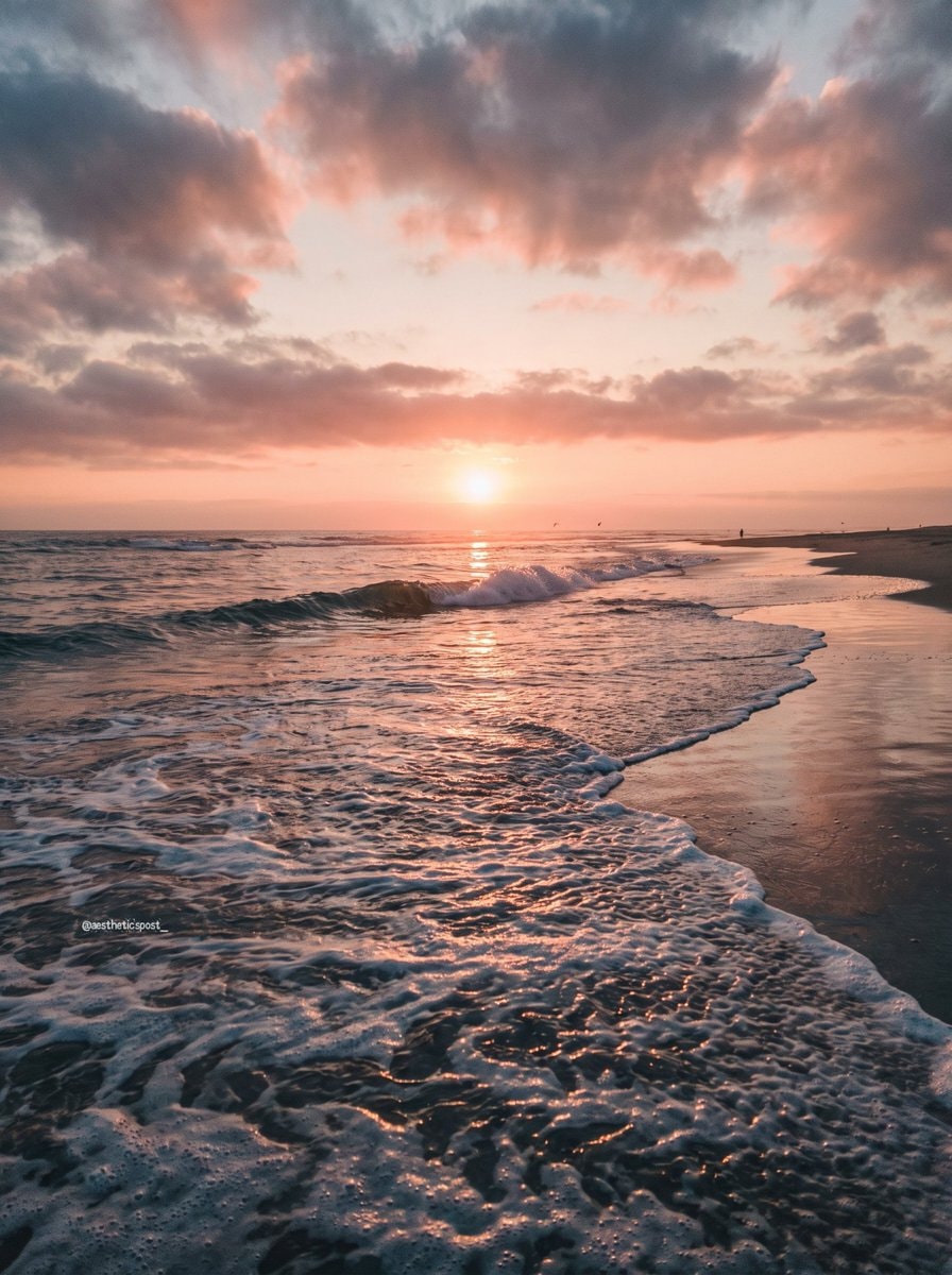 sunset beach waves sunset beach waves