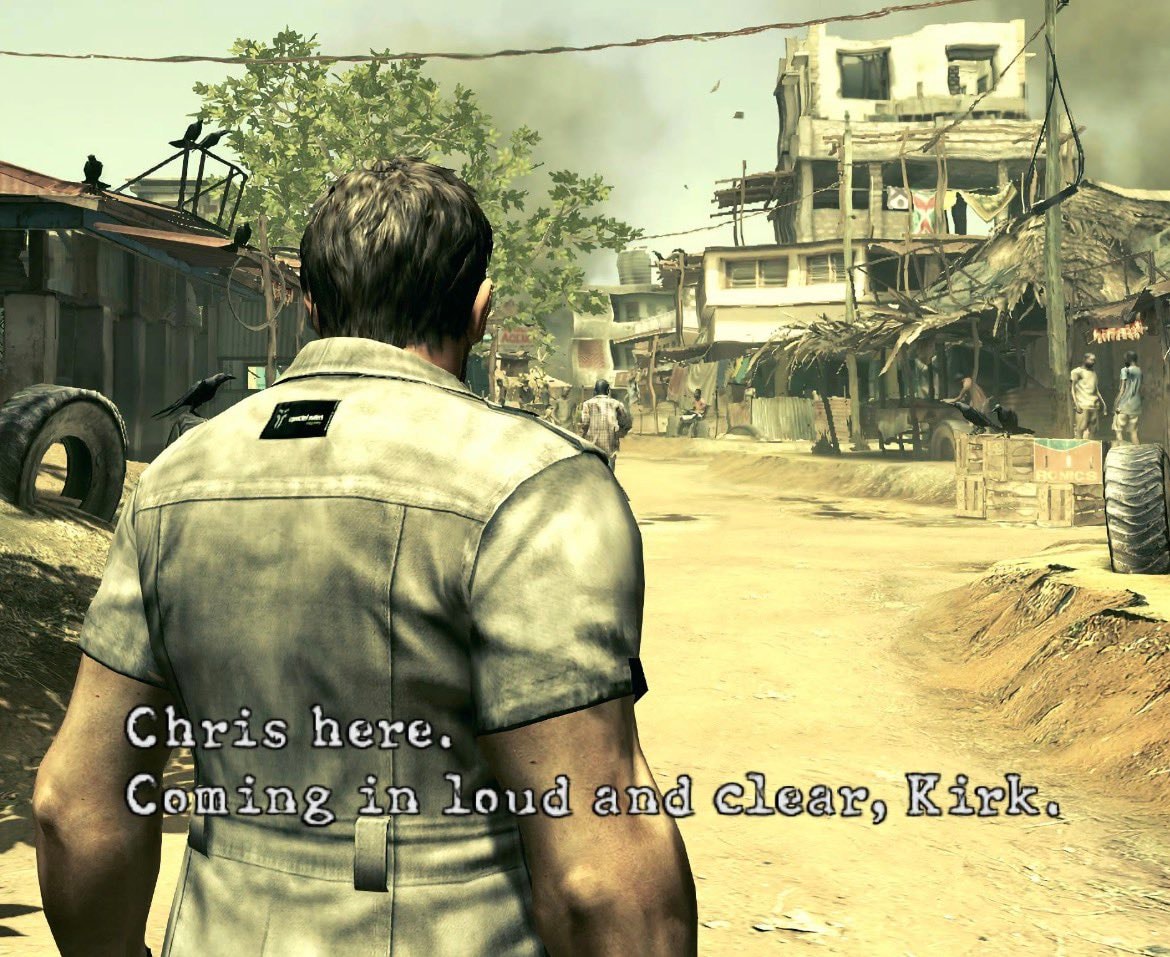 Chris from behind