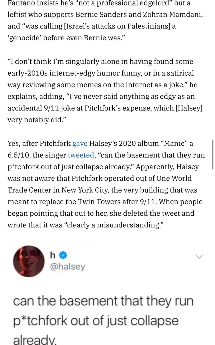 Fantano responds to Halsey edgelord comment (photo 3 of 3)