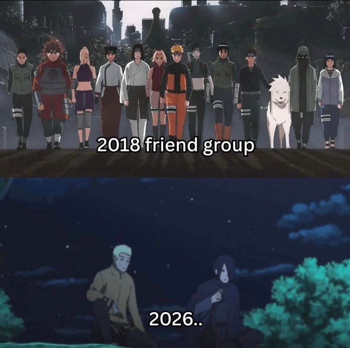 Naruto scene contrast