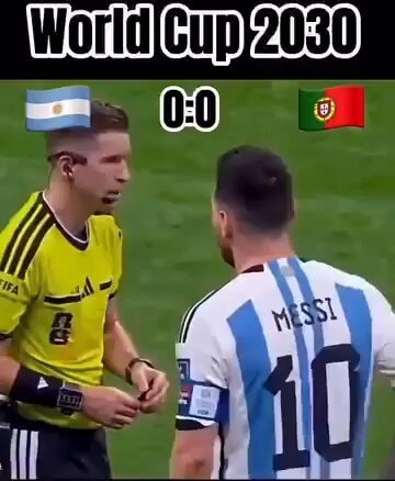 Argentina vs Portugal 2030 World Cup final