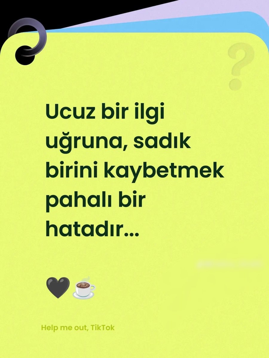 Turkish quote on loyalty and attention