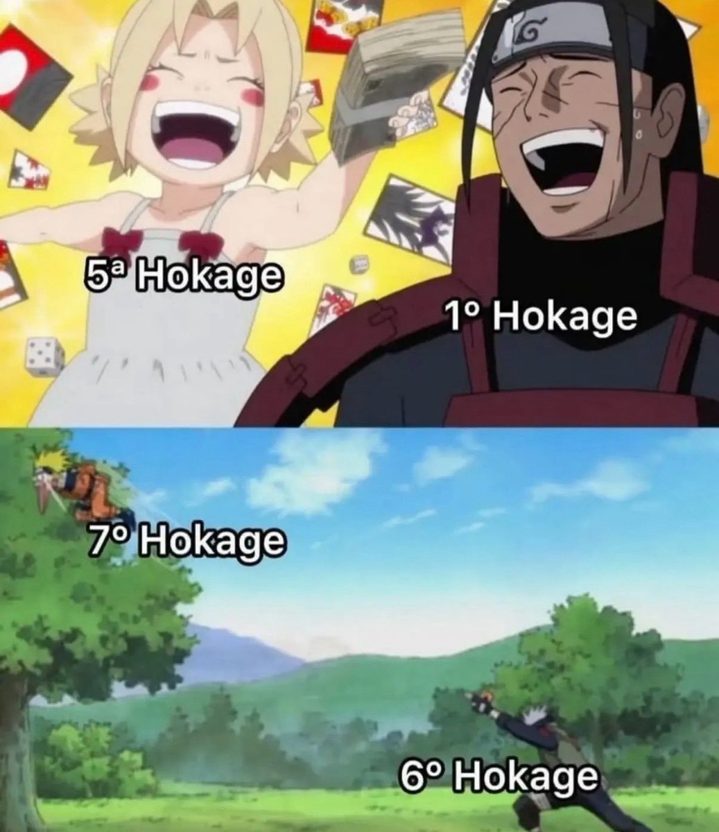 Naruto Hokage progression meme