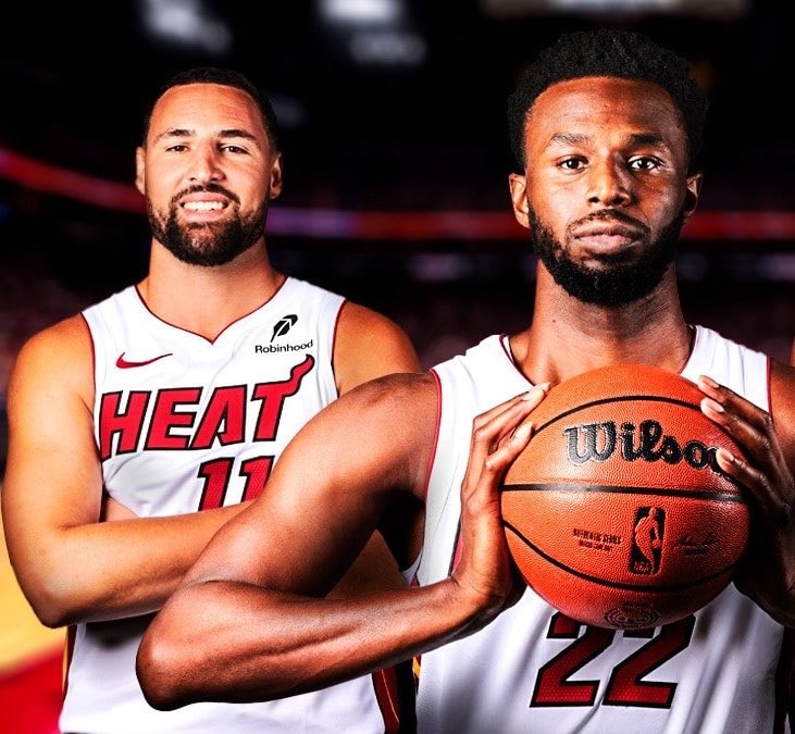 Andrew Wiggins Klay Thompson Heat