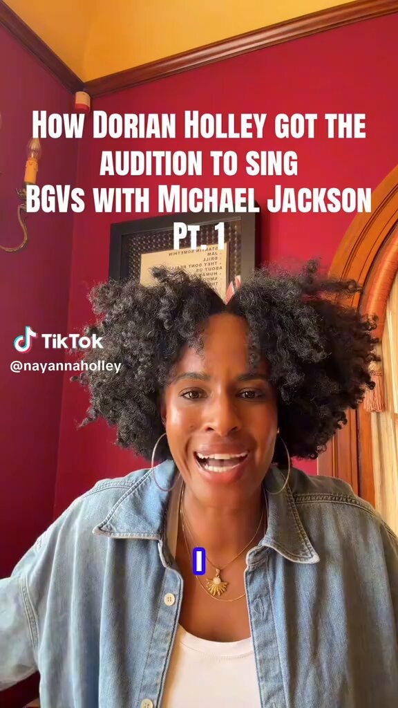 Dorian Holley Michael Jackson Bad tour audition story