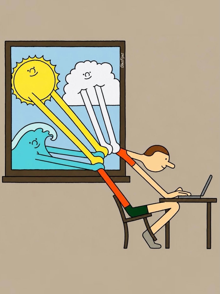 OlasFijas cartoon illustration