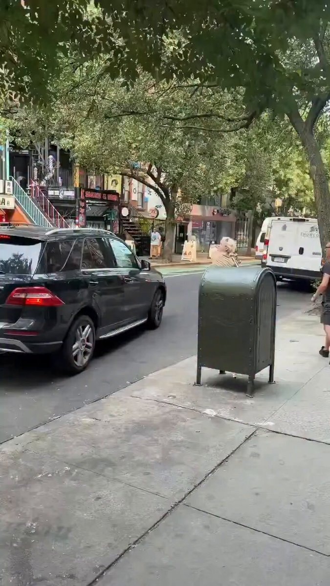 New York road rage confrontation