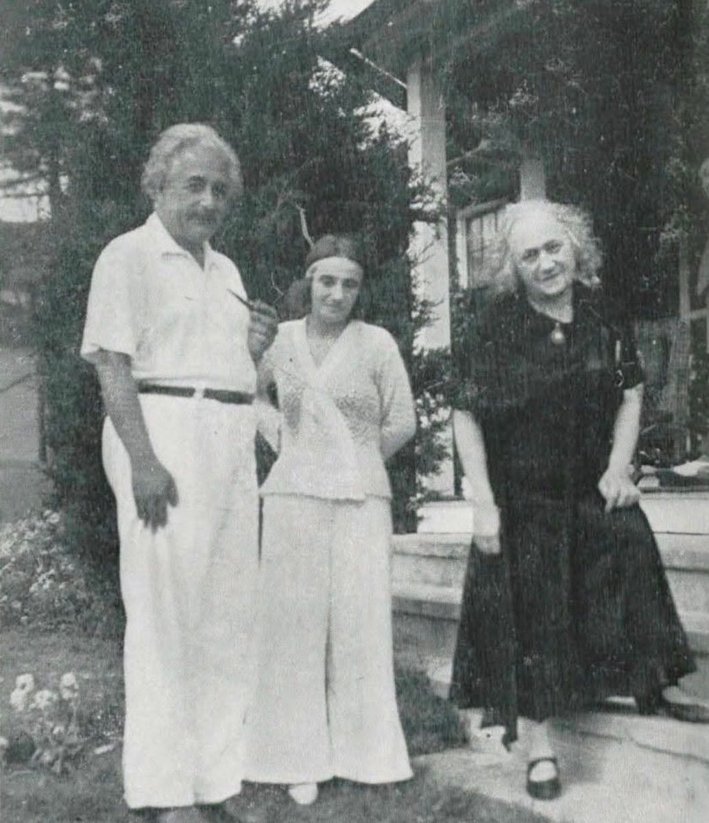 Albert Einstein with Elsa and Margot at Little Narragansett Bay 1934 Albert Einstein with Elsa and Margot at Little Narragansett Bay 1934