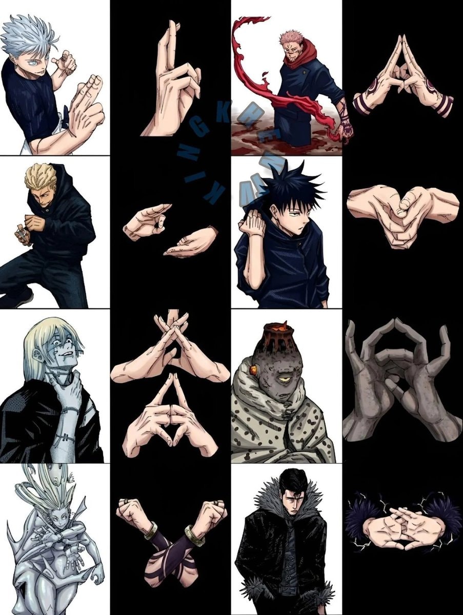 Domain Expansion Hand Signs