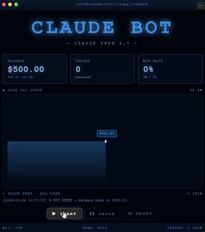 CLAUDE BOT CLAUDE OPUS 4.7 trading results