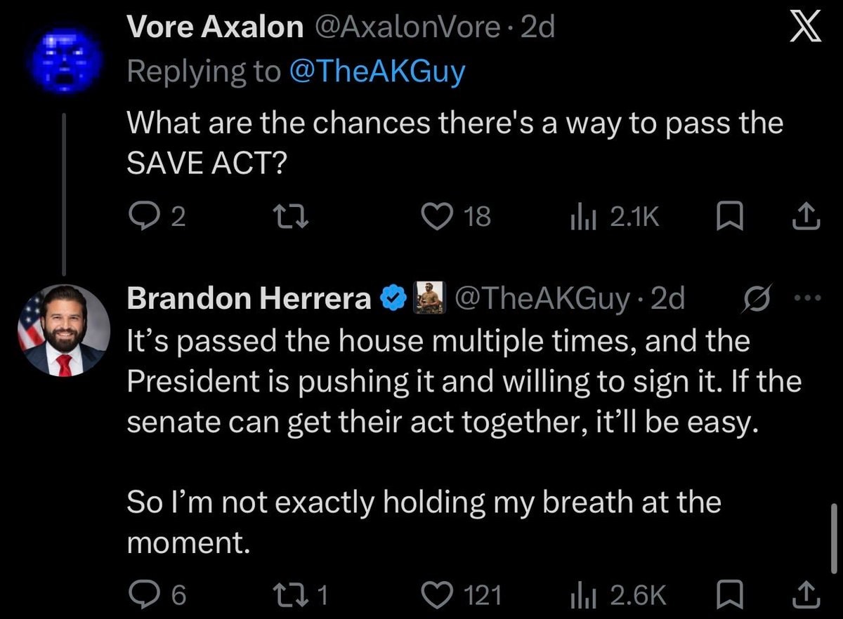 Brandon Herrera AMA SAVE ACT Flock cameras RINO (photo 2 of 3)
