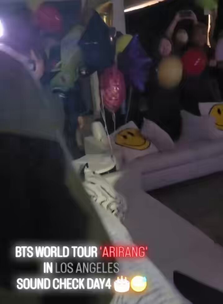 BTS World Tour Arirang Los Angeles birthday