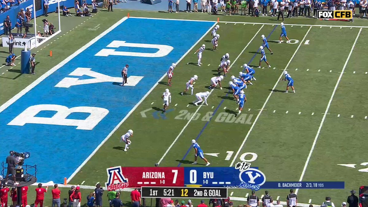 Bear Bachmeier BYU touchdown vs 7-7 tie