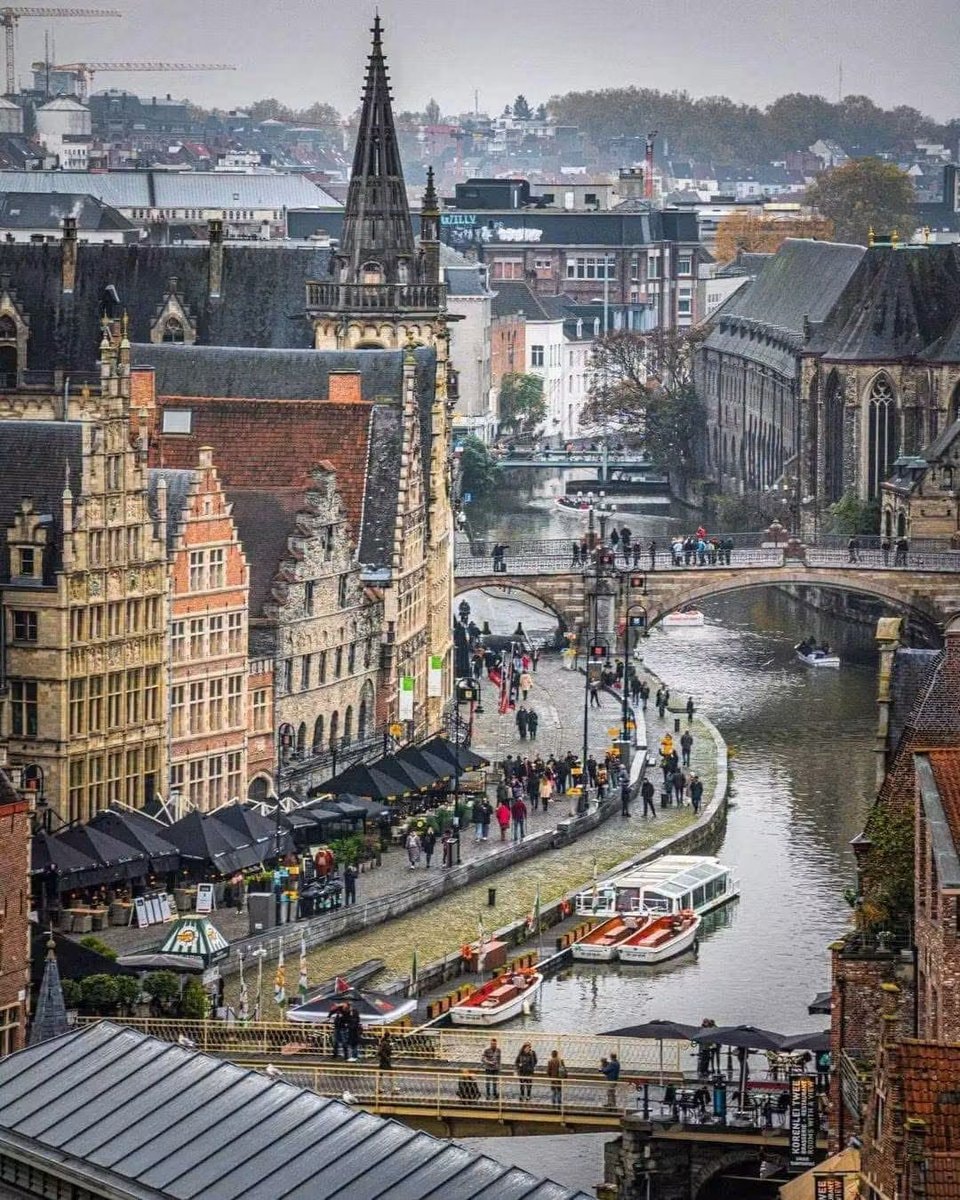 Ghent Belgium canal Ghent Belgium canal