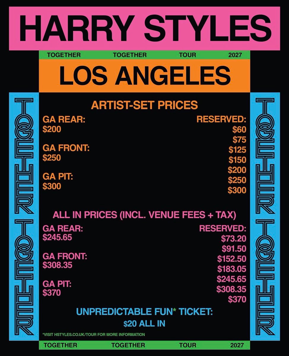 Harry Styles Together, Together tour announcement (photo 4 of 4)