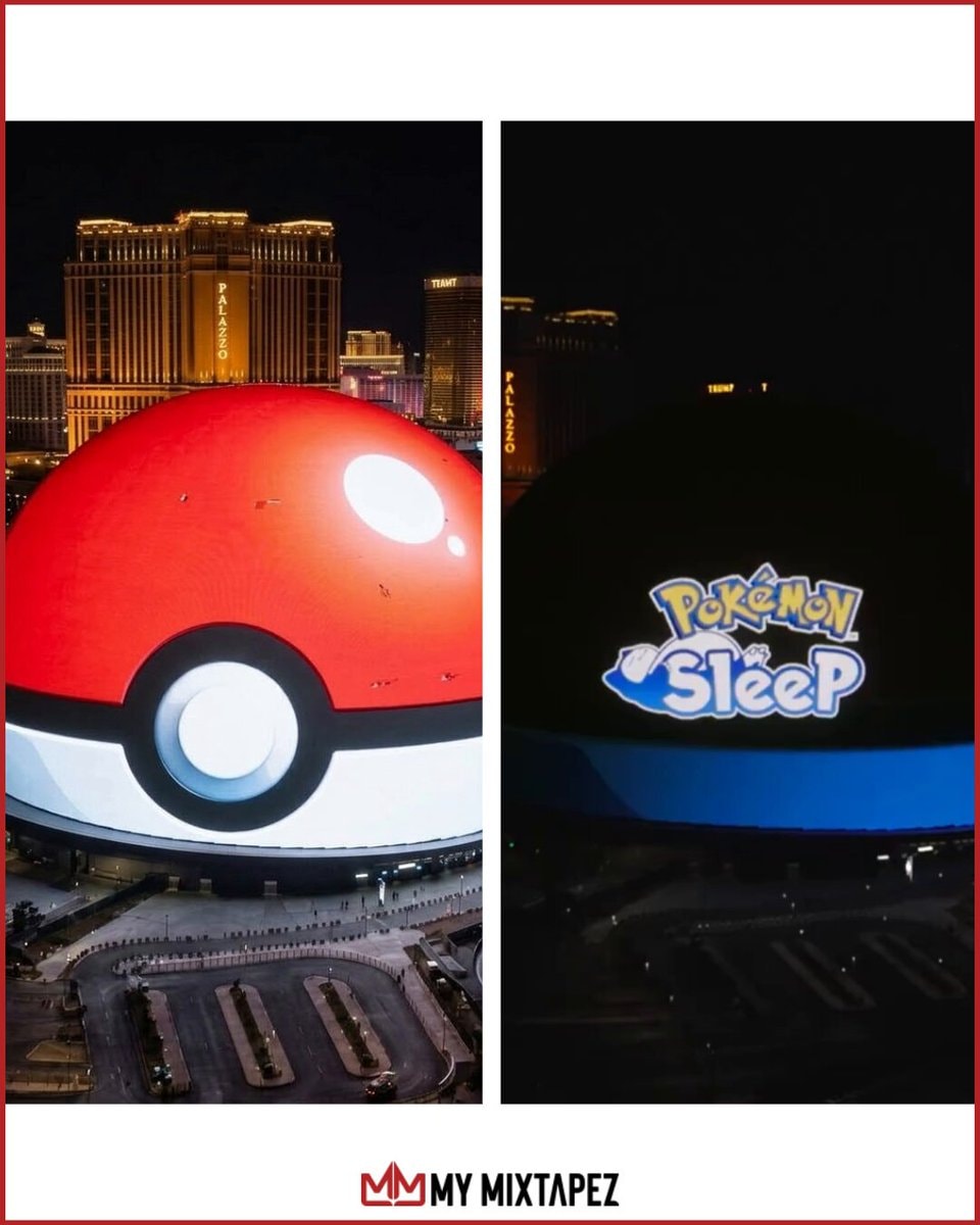 Pokémon Sleep Las Vegas Sphere takeover