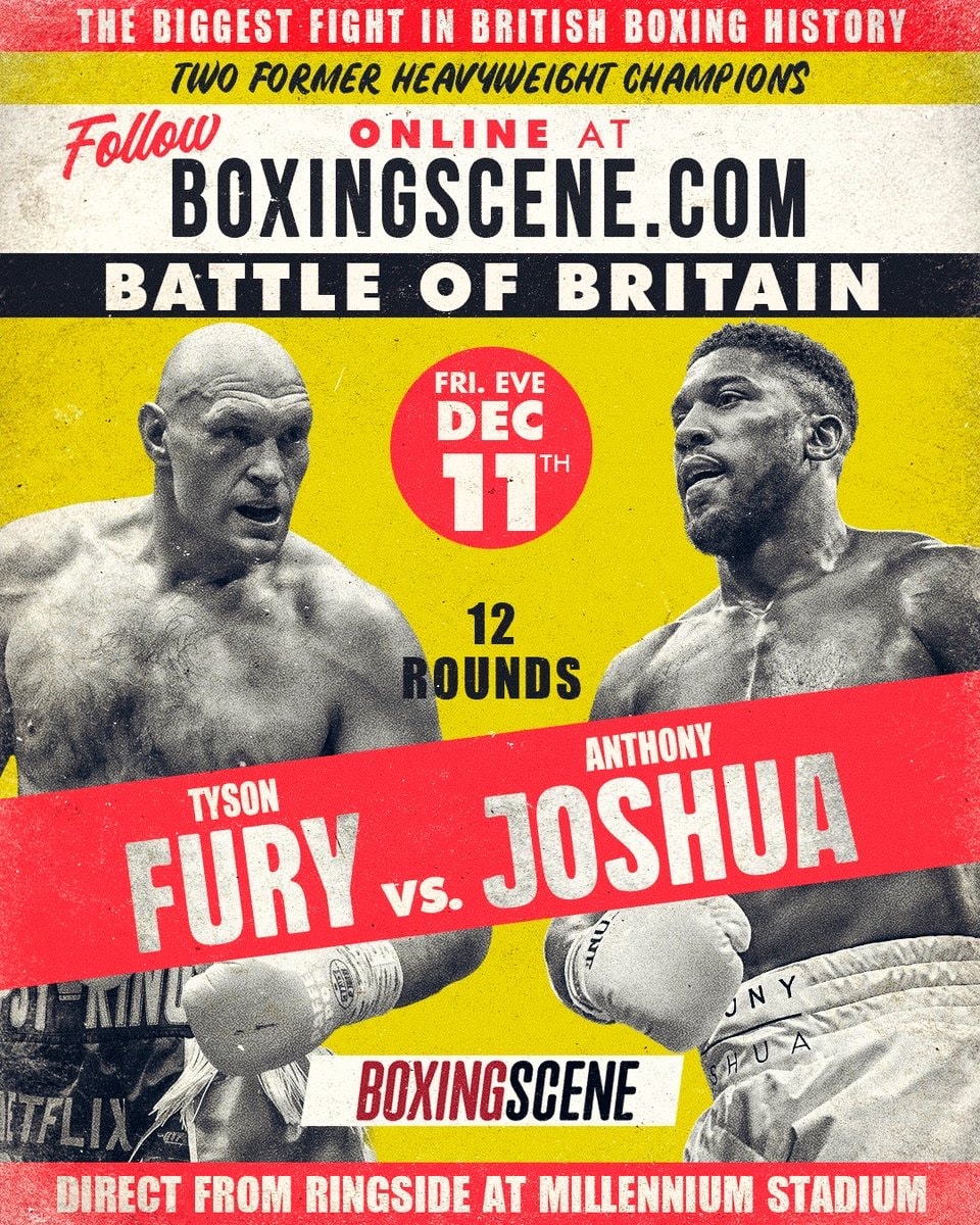 Tyson Fury vs Anthony Joshua December