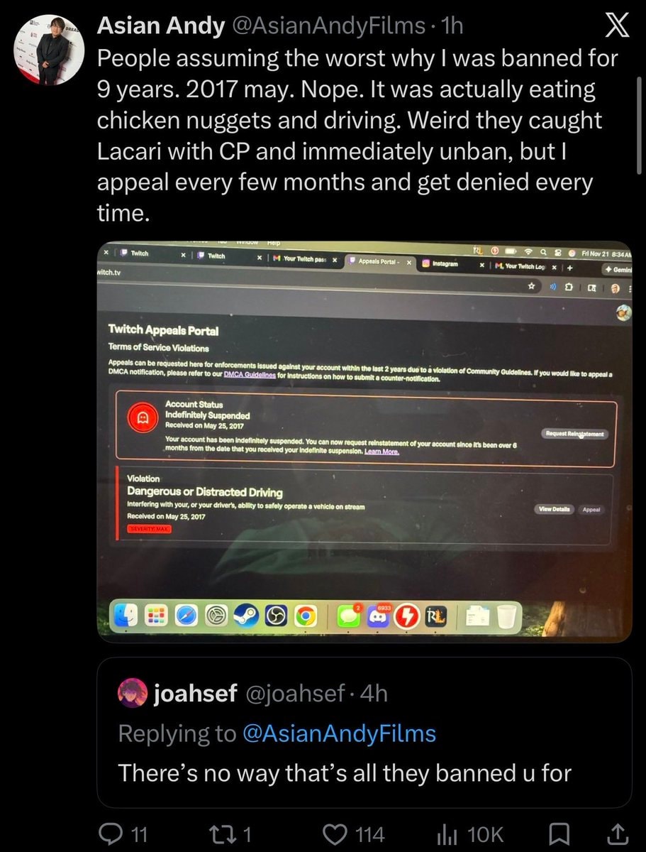 ExtraEmily Twitch unban 9 years (photo 2 of 2)