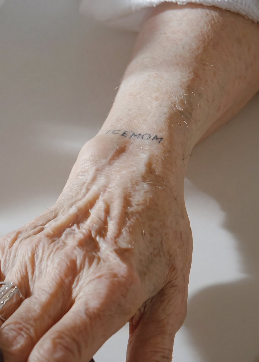 Drake's mom ICEMOM tattoo (photo 2 of 2)