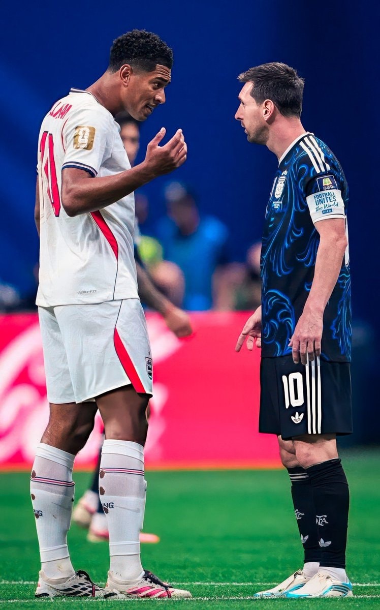 England vs Argentina football moment