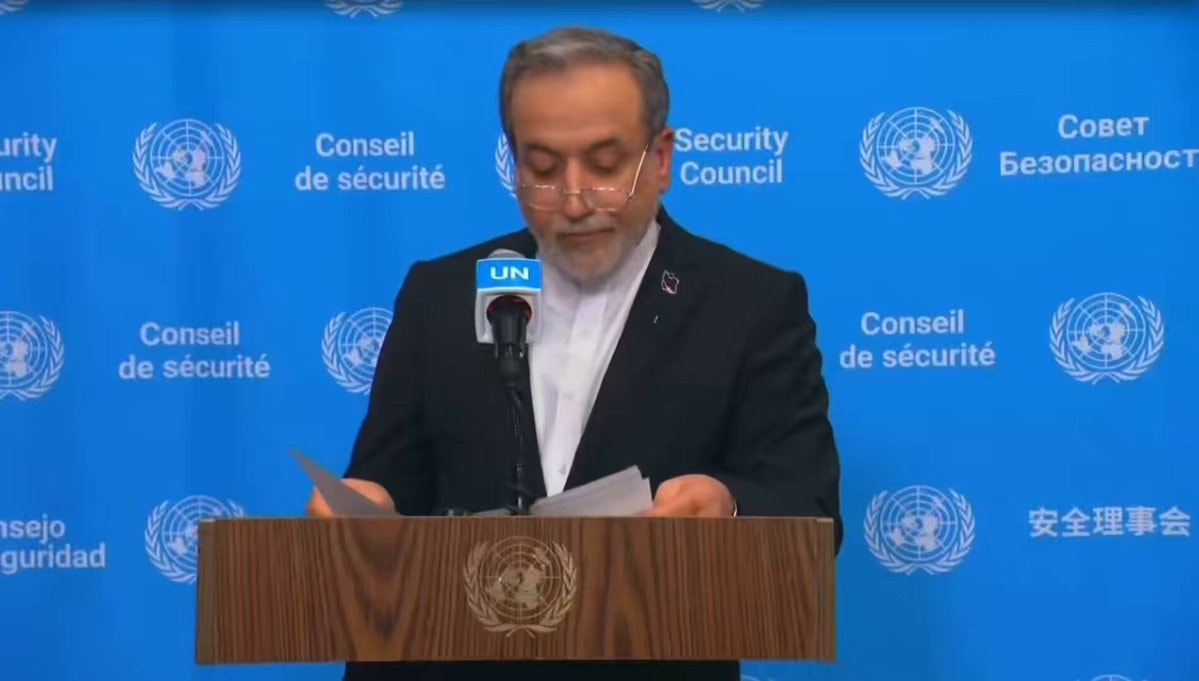 Abbas Araghchi Iran US Strait of Hormuz