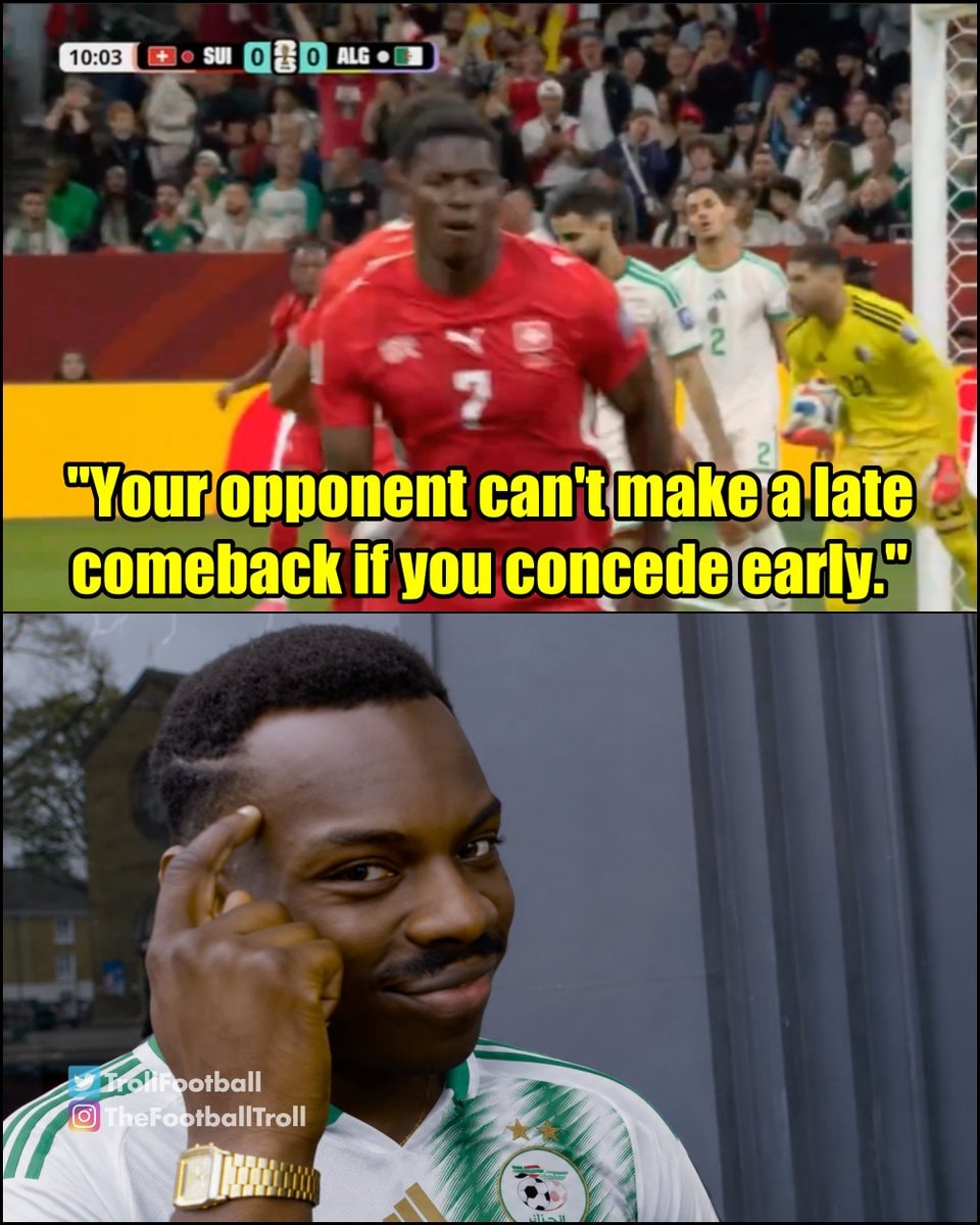 Algeria football meme concede early
