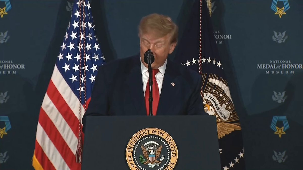 Trump jokes about Congressional Medal of Honor