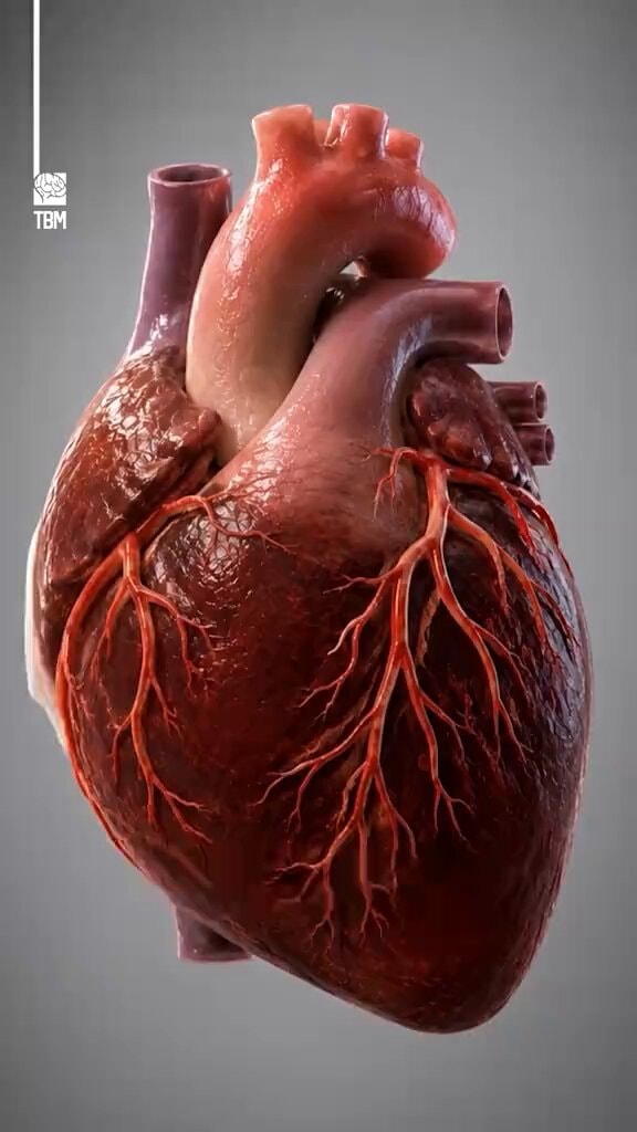 Human heart fluid lined sac