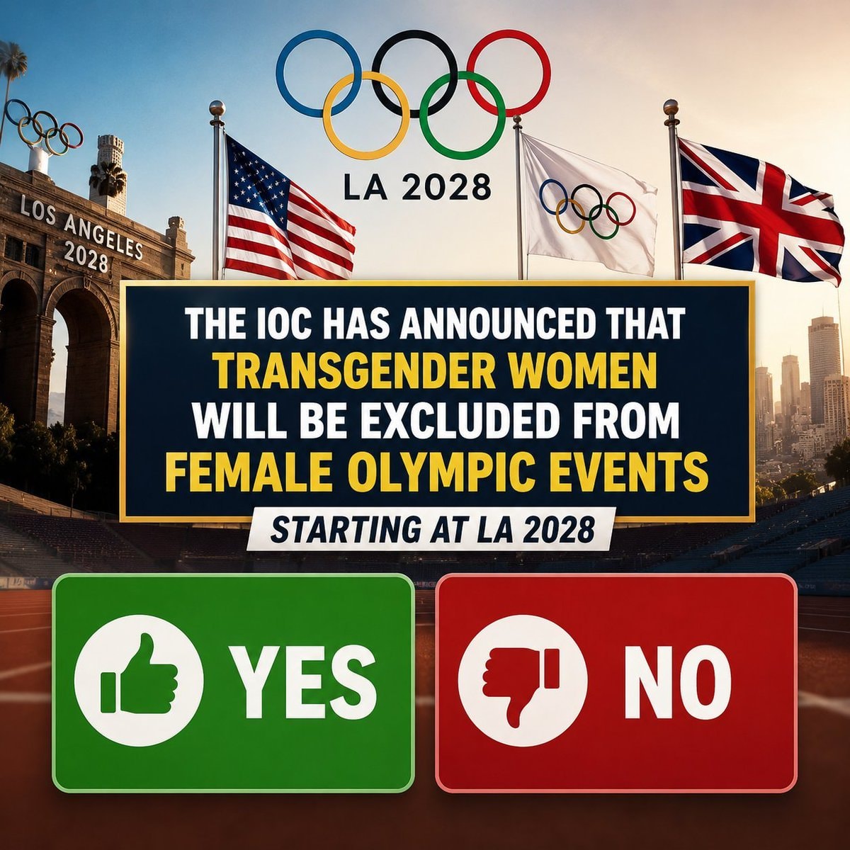 IOC LA 2028 transgender women policy