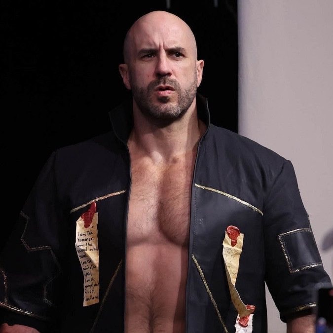 Kyle Fletcher AEW Championship (photo 2 of 2)